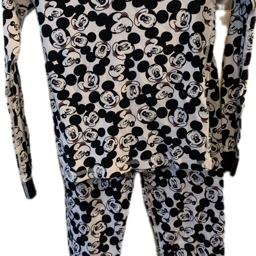 Disney Mickey Mouse Kids Pajama Set - Black and White